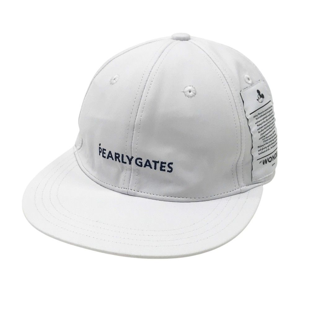 PEARLY GATES パーリーゲイツ 2023年 キャップ ミッキー ホワイト系 FR