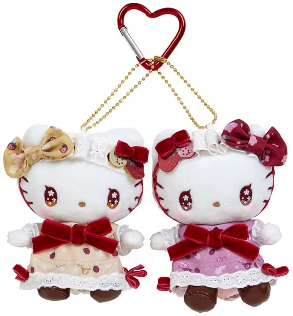 中古】キーホルダー ハローキティ DOLLY MIX マスコットセット
