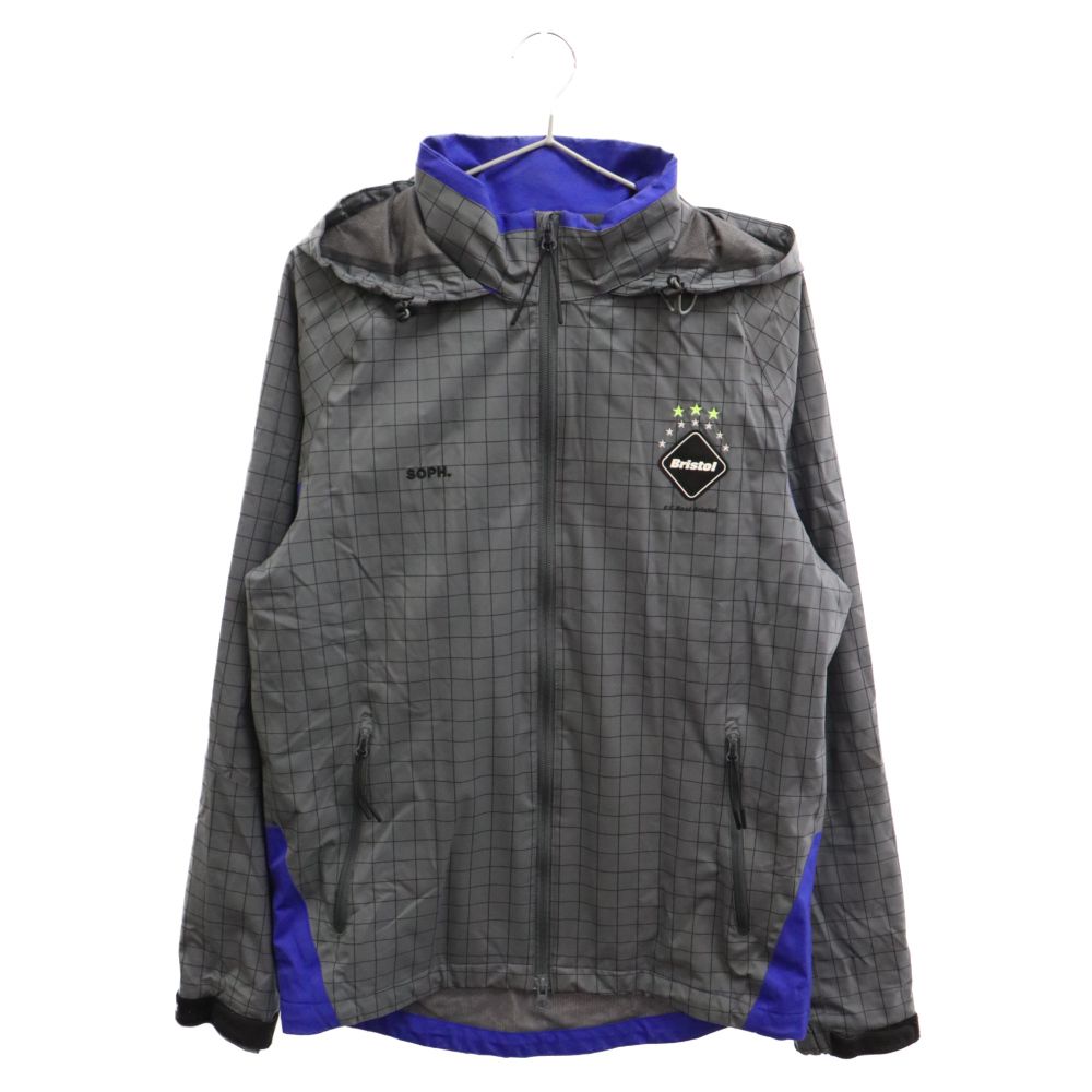 F.C.R.B./F.C.Real Bristol/FCRB (エフシーアールビー/エフシーレアルブリストル) 17SS WARM UP JACKET ウォームアップ ナイロンジャケット グレー FCRB-170000
