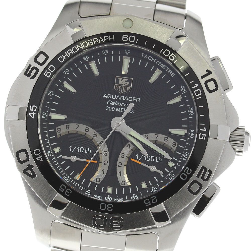 タグホイヤー TAG HEUER CAF7010 アクアレーサー キャリバーS クロノグラフ クォーツ メンズ良品_813230