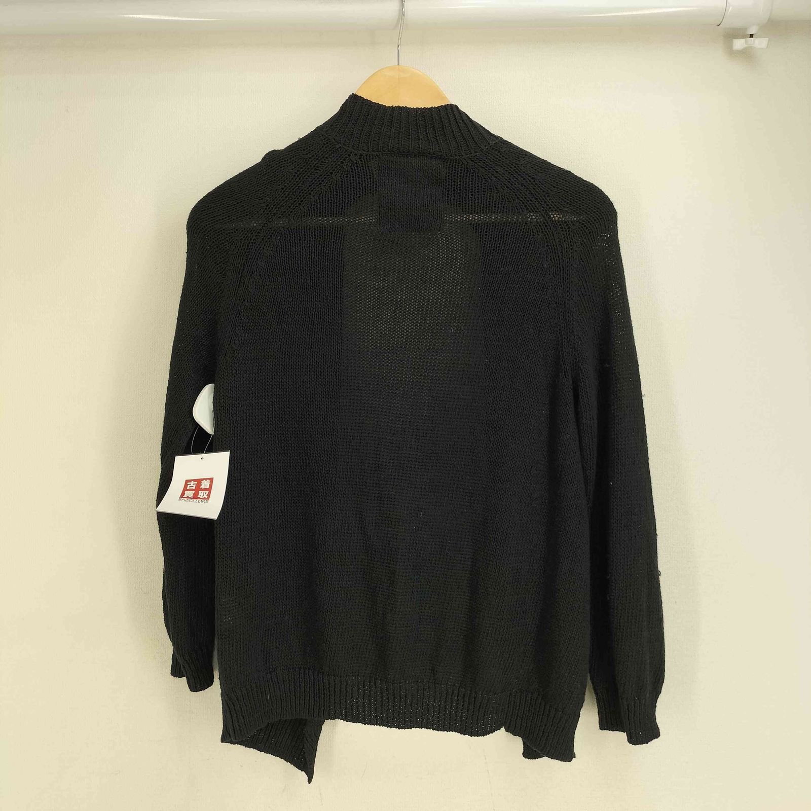 Y&#39;s - Ys(ワイズ) 06ss ラグランスリーブ ノーカラーリネンメッシュカーディガン ワイズ Ys 06ss ラグランスリーブ ノーカラーリネンメッシュ