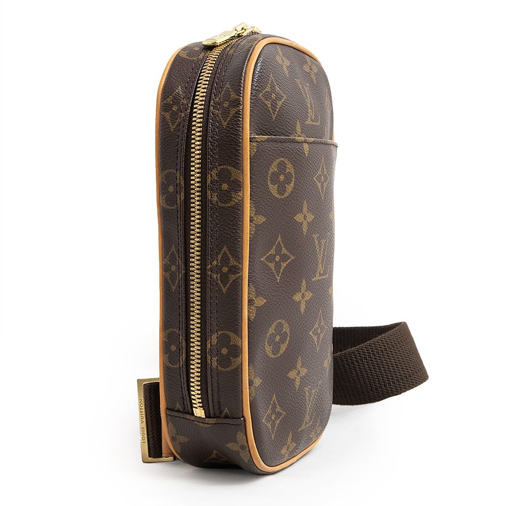 ルイ ヴィトン ガンジュ ボディバッグ 斜め掛け モノグラム ブラウン