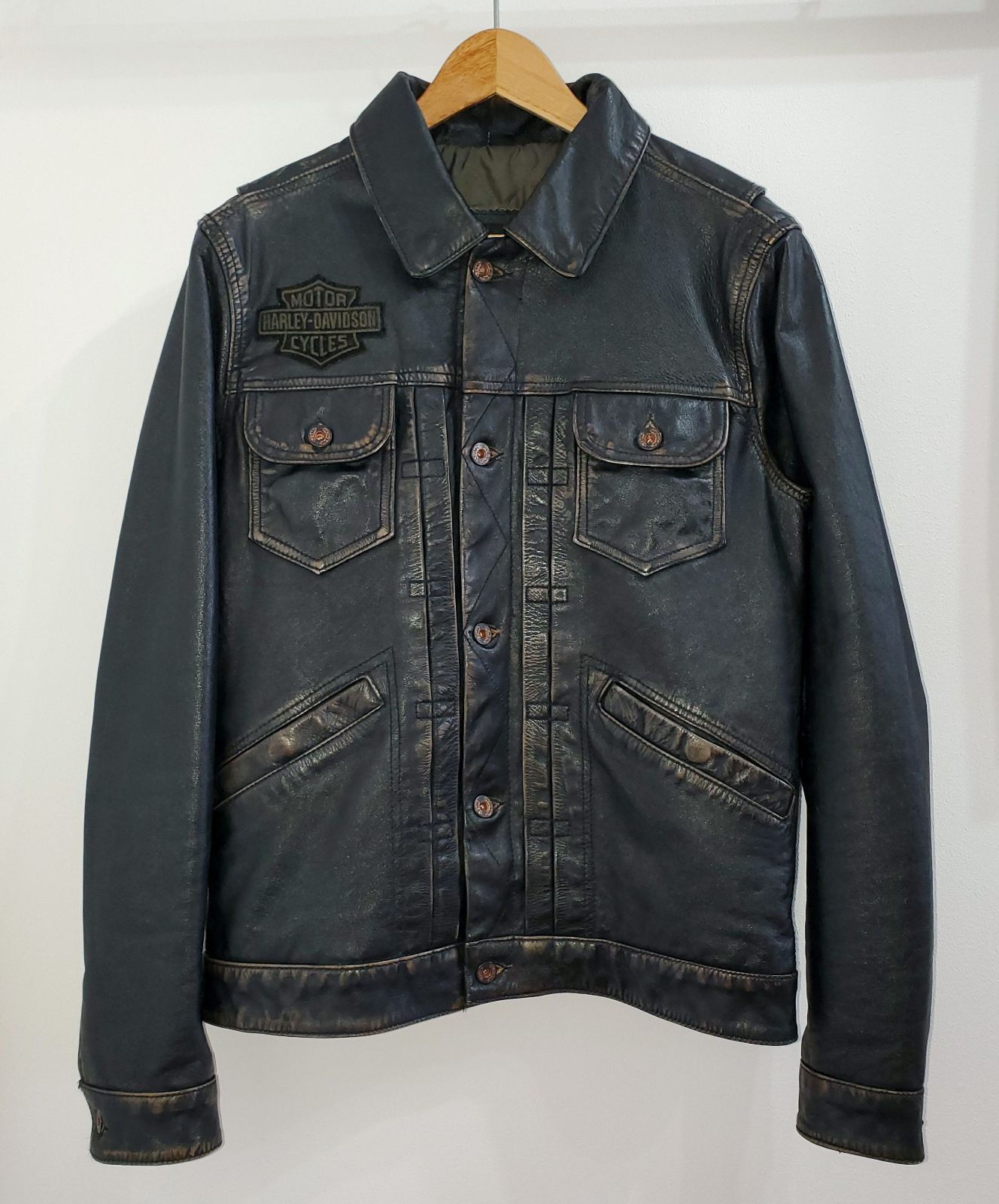ハーレーダビッドソン　ヴィンテージジャケット Harley Davidson ハーレーダヴィットソン□美品 2018年 JACKET