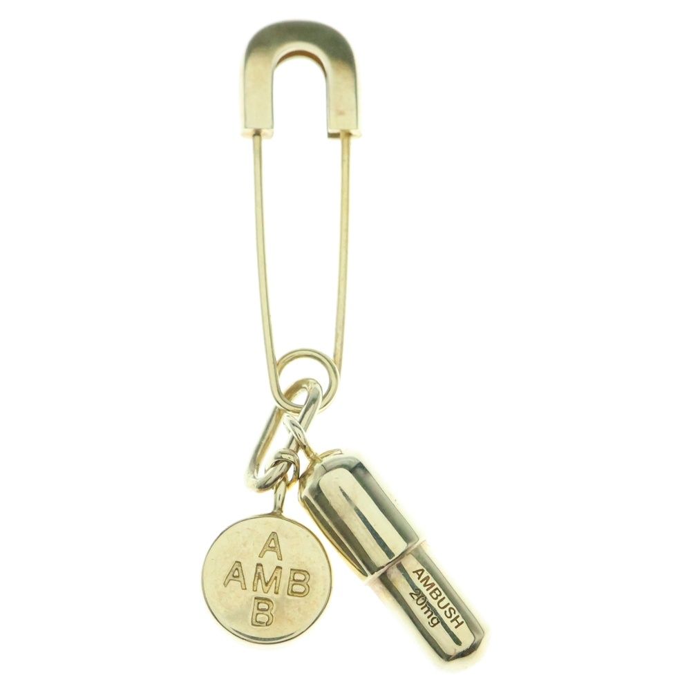 AMBUSH アンブッシュ Pill Charm Stud ピルチャームピアス ゴールド