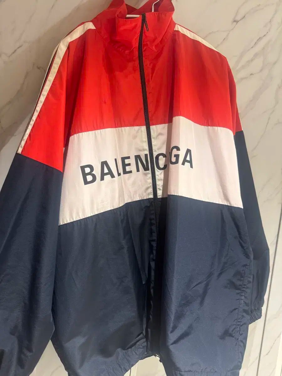 BALENCIAGA バレンシアガ ポプリン ウインドブレーカー ホワイトワン 34 サイズ