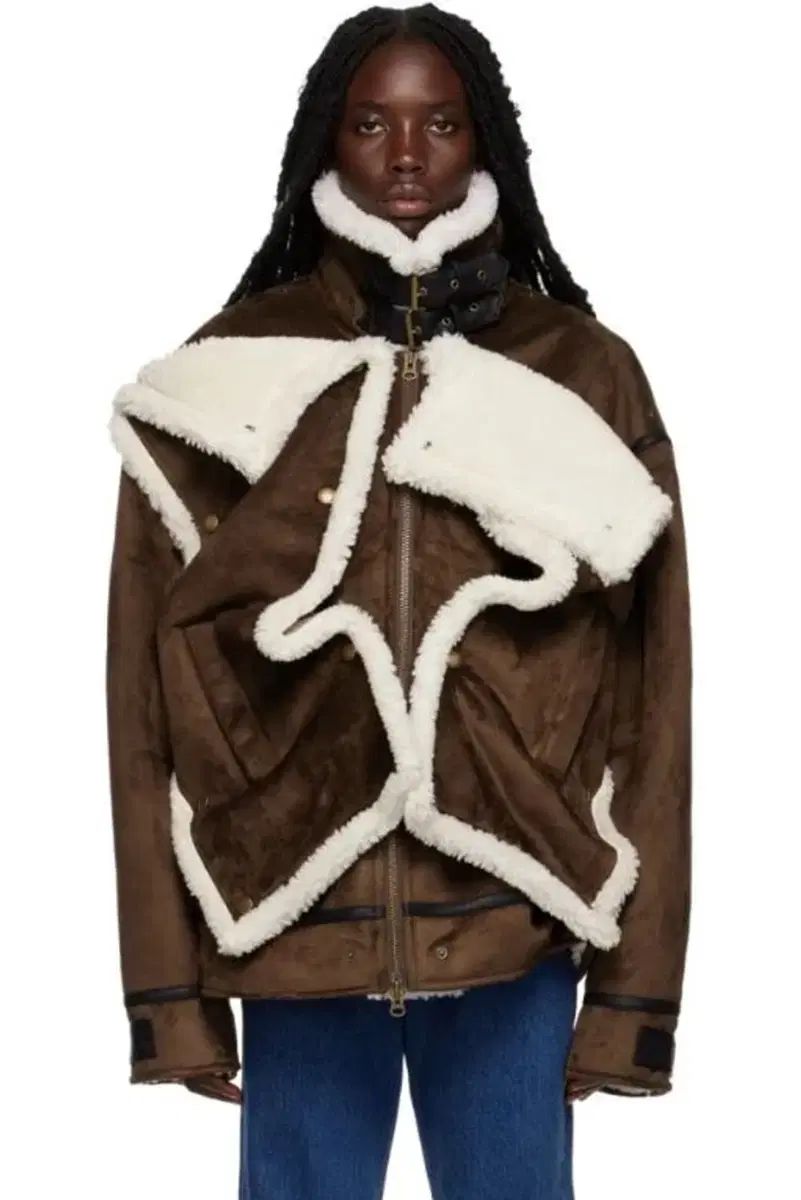 Y Project(ワイプロジェクト) パネル Shearling ムートンコート （ M ）