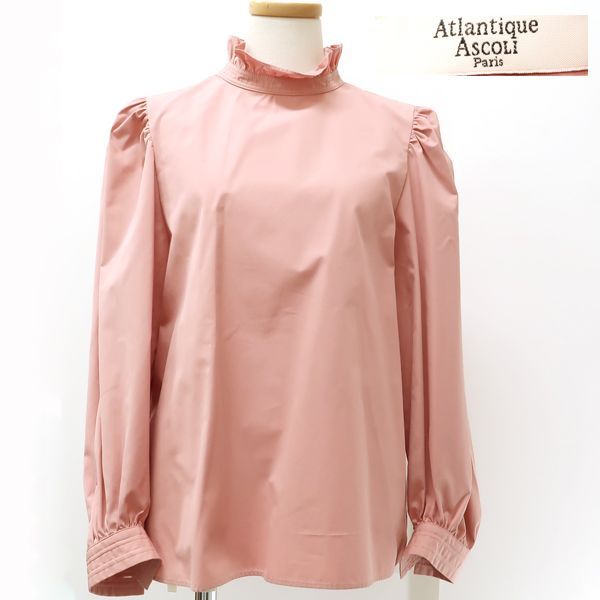 Atlantique Ascoli ブラウス 6521-343-0937 コットン #0 ピンク