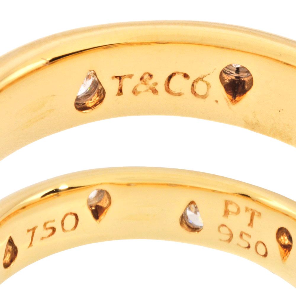 ティファニー Tiffany&Co. ドッツ リング 指輪 ダイヤモンド 約9