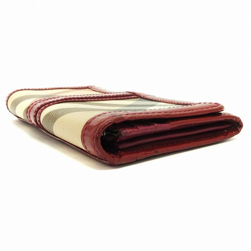 バーバリー BURBERRY フラップ 長財布 ノバチェック 国内ライセンス