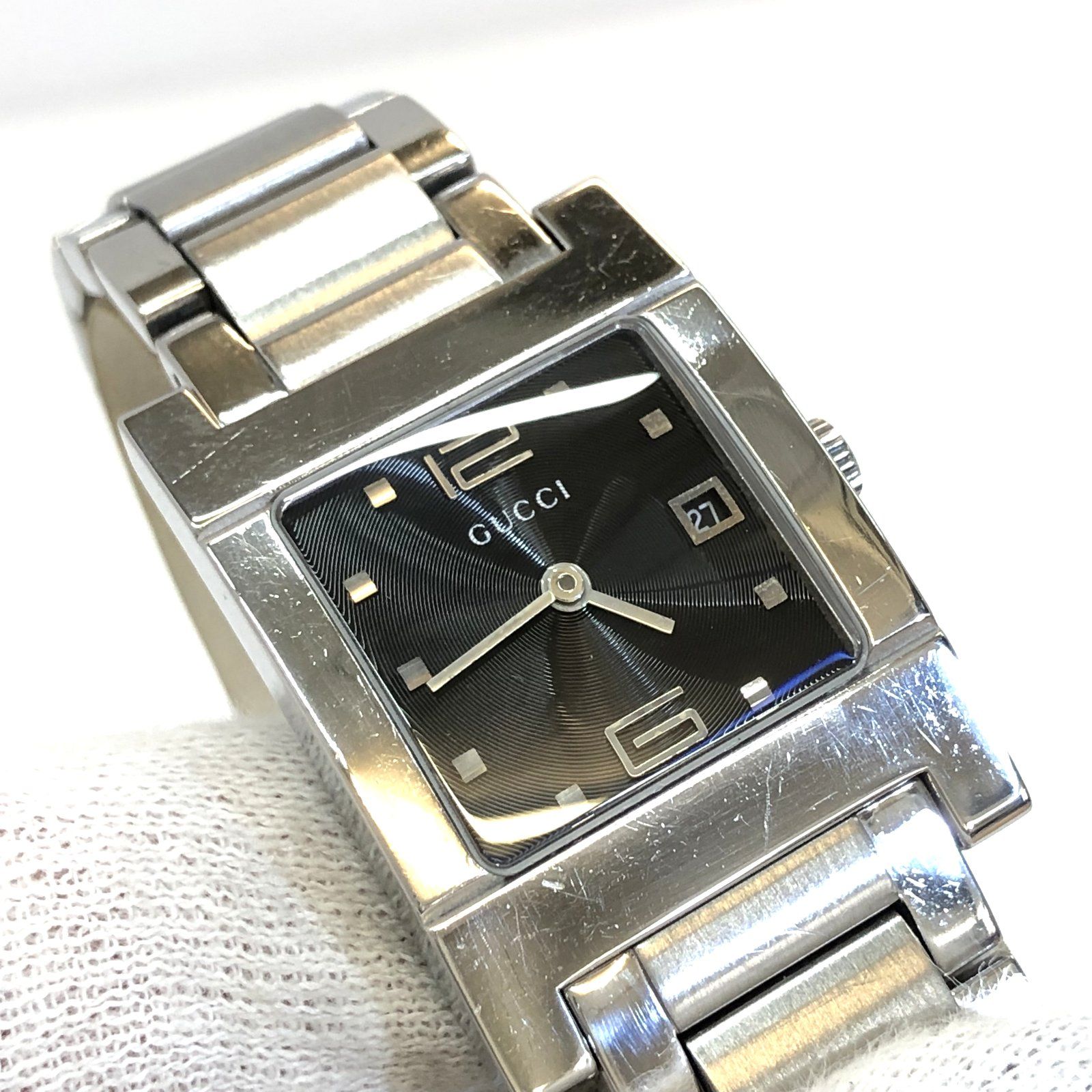 【希少】GUCCI グッチ 7700L 腕時計 グッチカラー スクエア 希少】GUCCI グッチ 7700L 腕時計 グッチカラー スクエア