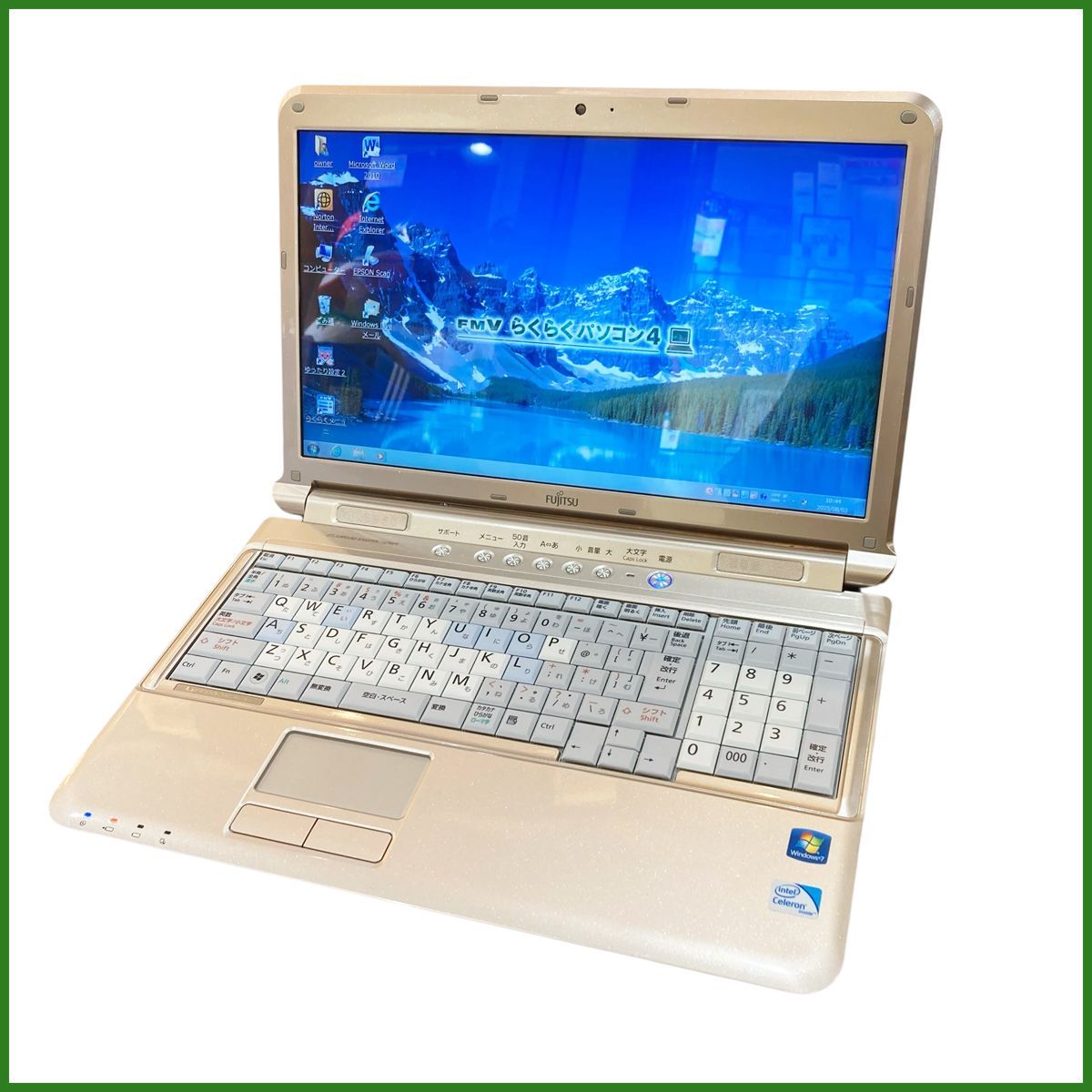 富士通らくらくパソコン４ AH/R4H Core i5　タッチパネル　オフィス 富士通らくらくパソコン4 AH/R4H Core i5 タッチパネル