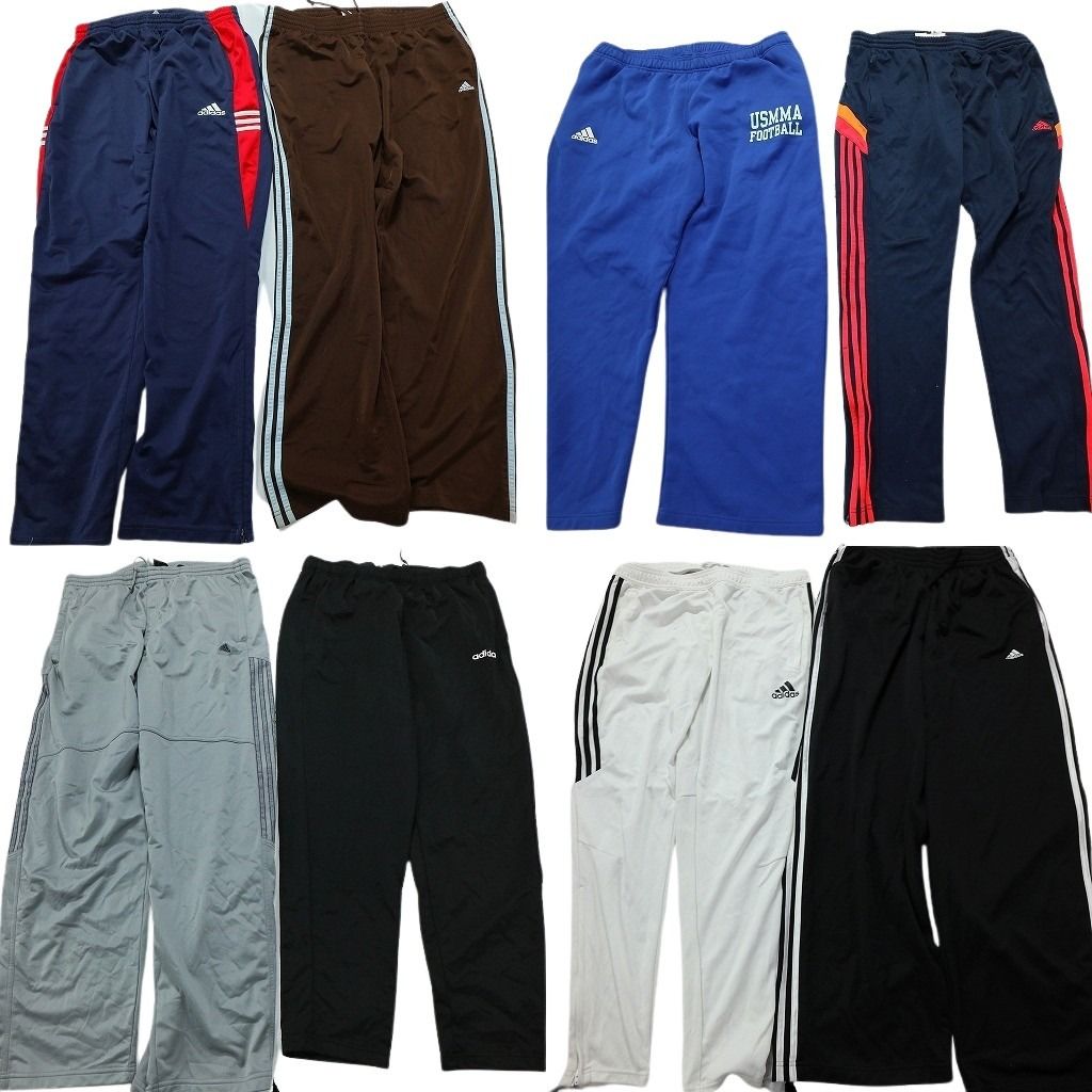 古着　アディダス　ウエア、パンツセット 古着卸 まとめ売り アディダス adidas ジャージ パンツ 8枚