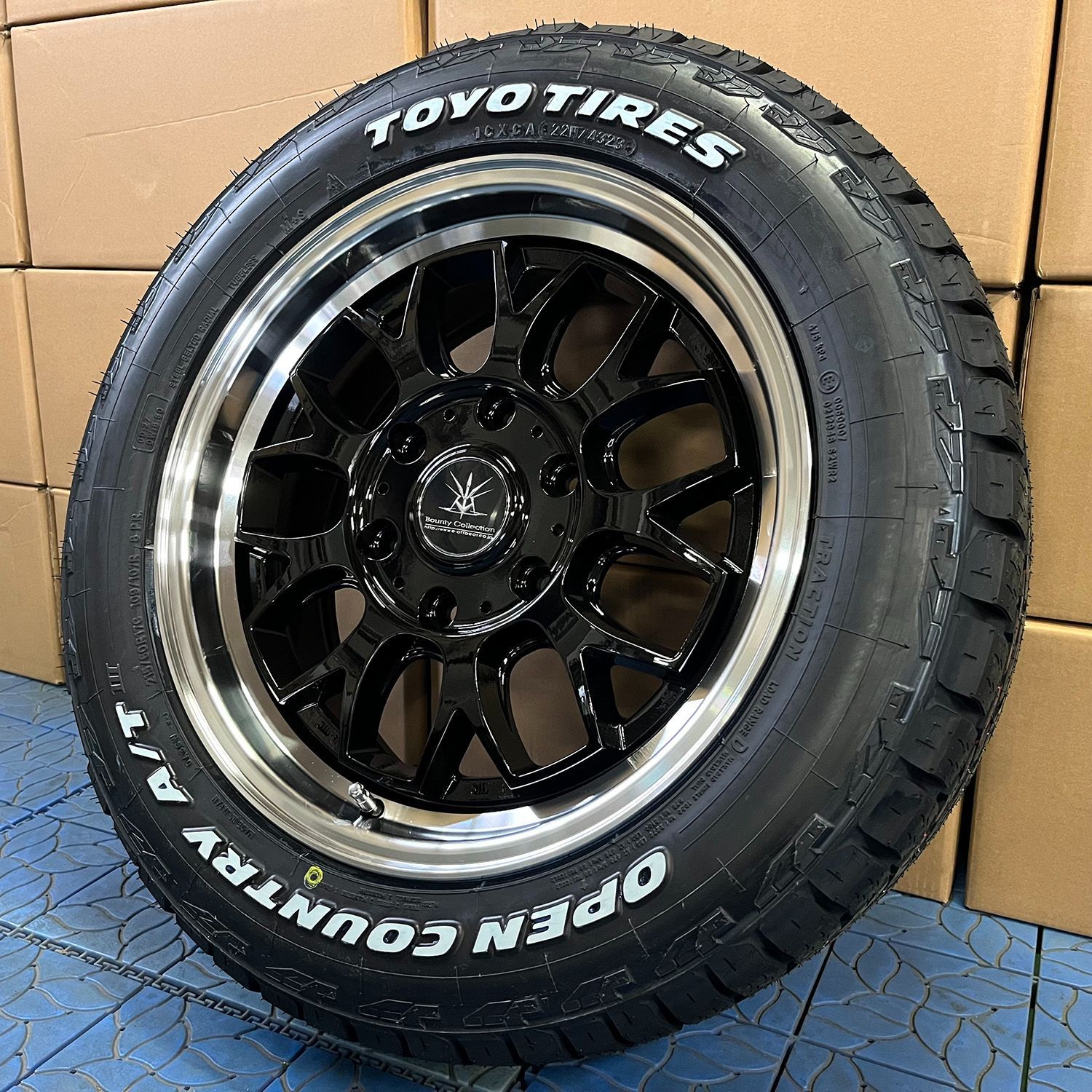 200系 ハイエース ホイール 4本セット クリムソン バルベロ ワイルド ディープス TOYO オープンカントリー A/T III (A/T3) 215/60R17