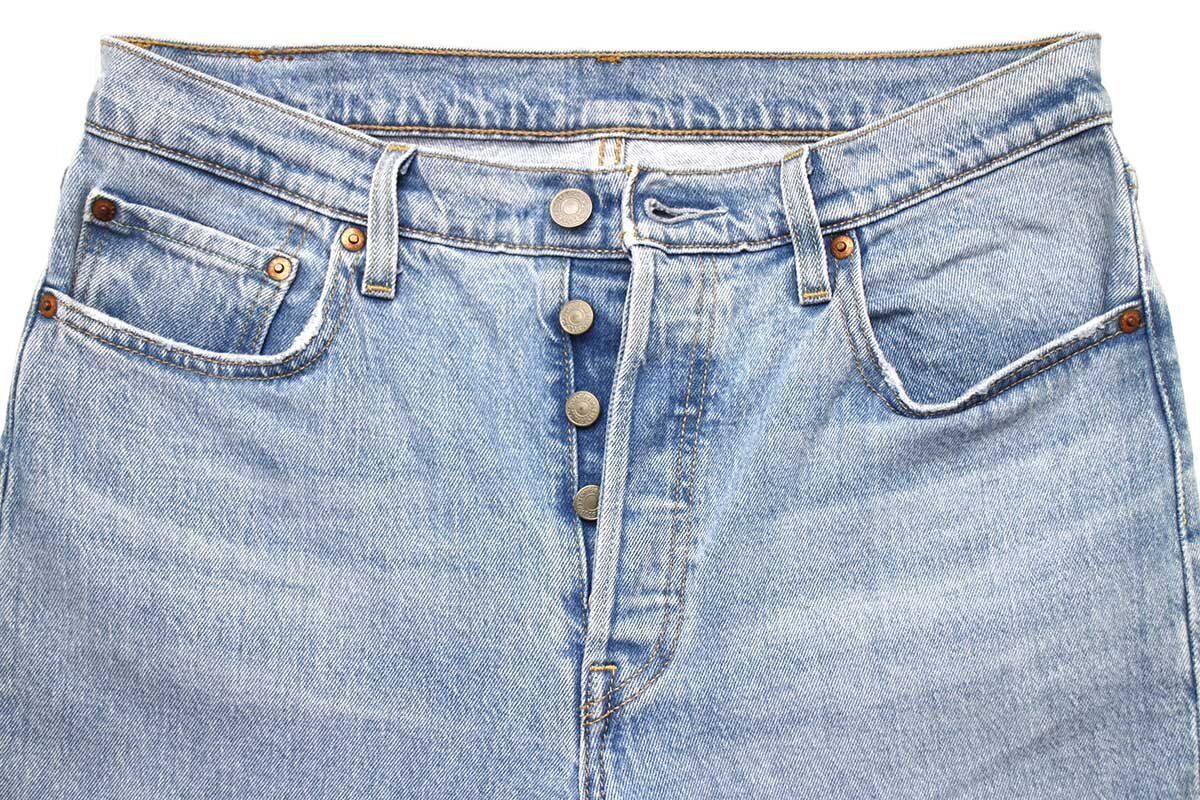 Levi'sリーバイス 501 USED加工 ストレッチ デニムパンツ w29