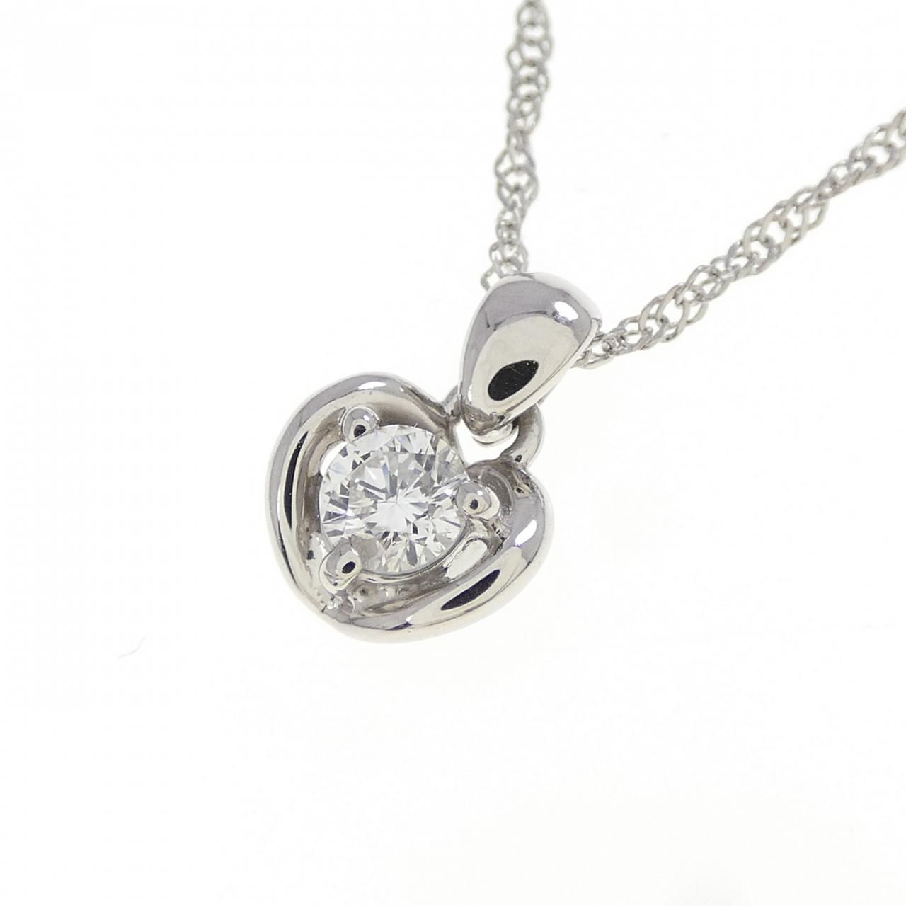 PT850 ダイヤモンド ネックレス 0.12CT - メルカリ