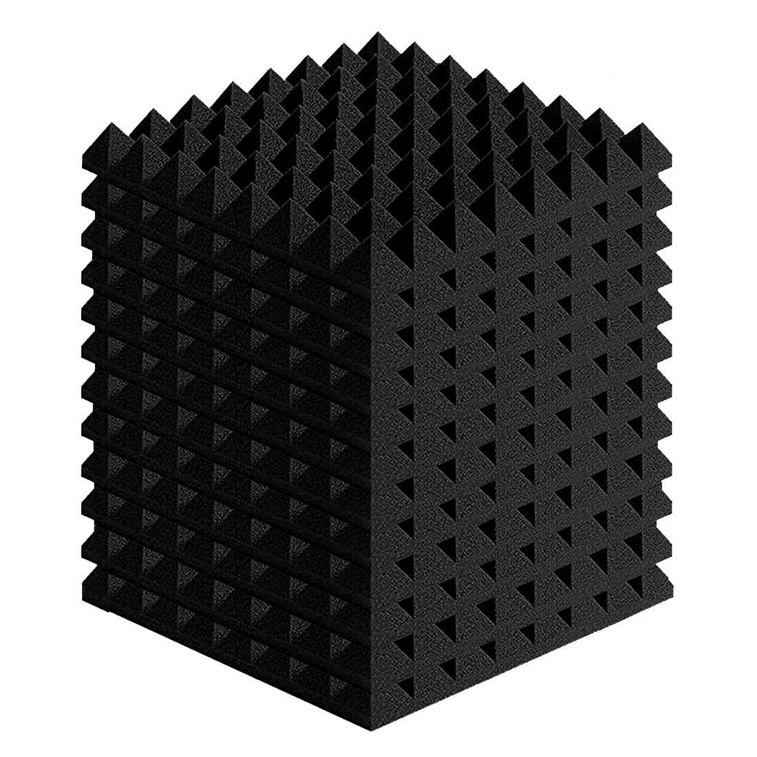 吸音材 50cm×50cm×5cm 12枚 ブラック グレー ウレタンタイプ