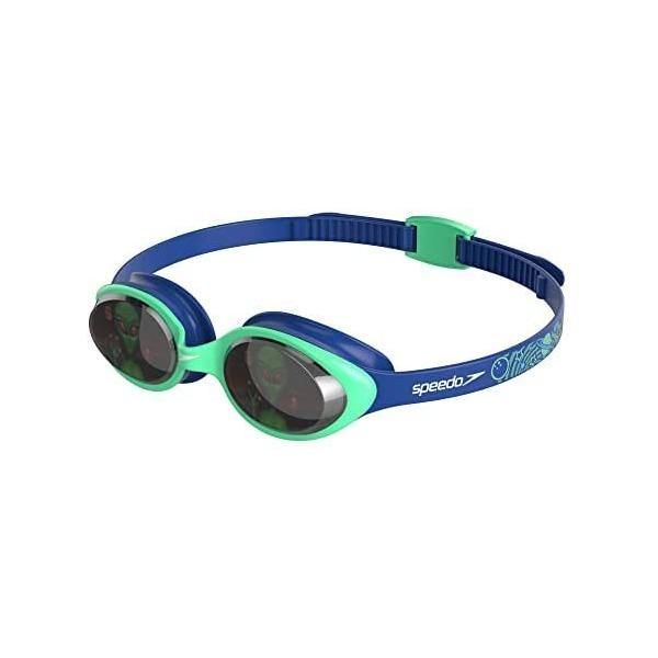 Speedo(スピード) ゴーグル Illusion Junior イリュージョンジュニア (ブルー/グリーン Free Size)