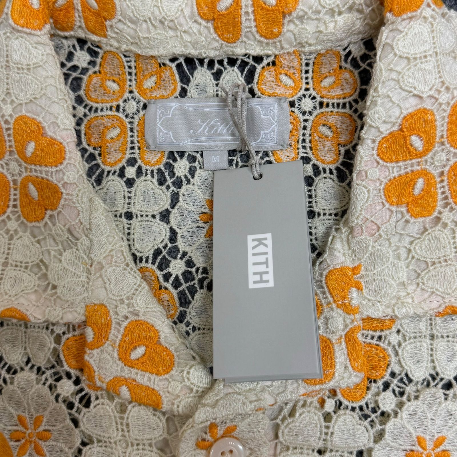kith NYC アドニス キャンプカラー 半袖シャツ 花柄