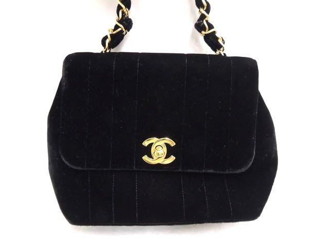 超歓迎 ハンドバッグ チェーン シャネル 美品 - CHANEL □ ブラック 黒