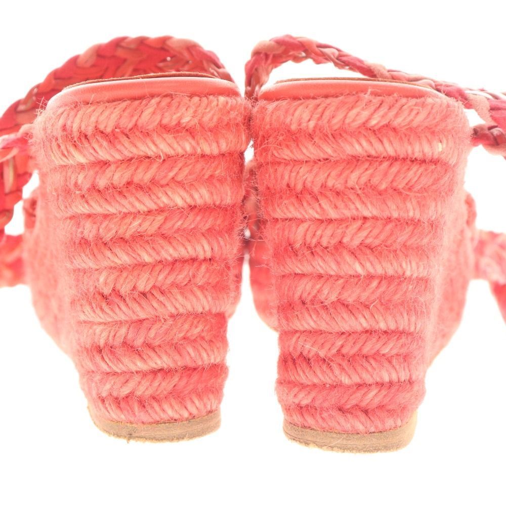 □ エルメス サンダル シューズ 靴 アンクルストラップ ウェッジソール