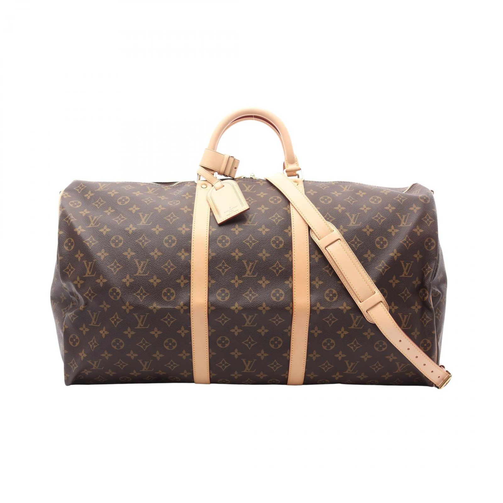 ルイ ヴィトン LOUIS VUITTON ボストンバッグ キーポル バンドリエール60 モノグラム M41412 PVCコーティングキャンバス レザー キーポル バンドリエール60 ユニセックス