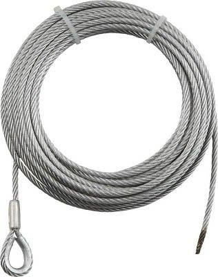 2営業日で発送 TRUSCO トラスコ中山 TRUSCO 手動ウインチ用SUSワイヤーΦ6×10M用 シンブル入りロック code 7673400