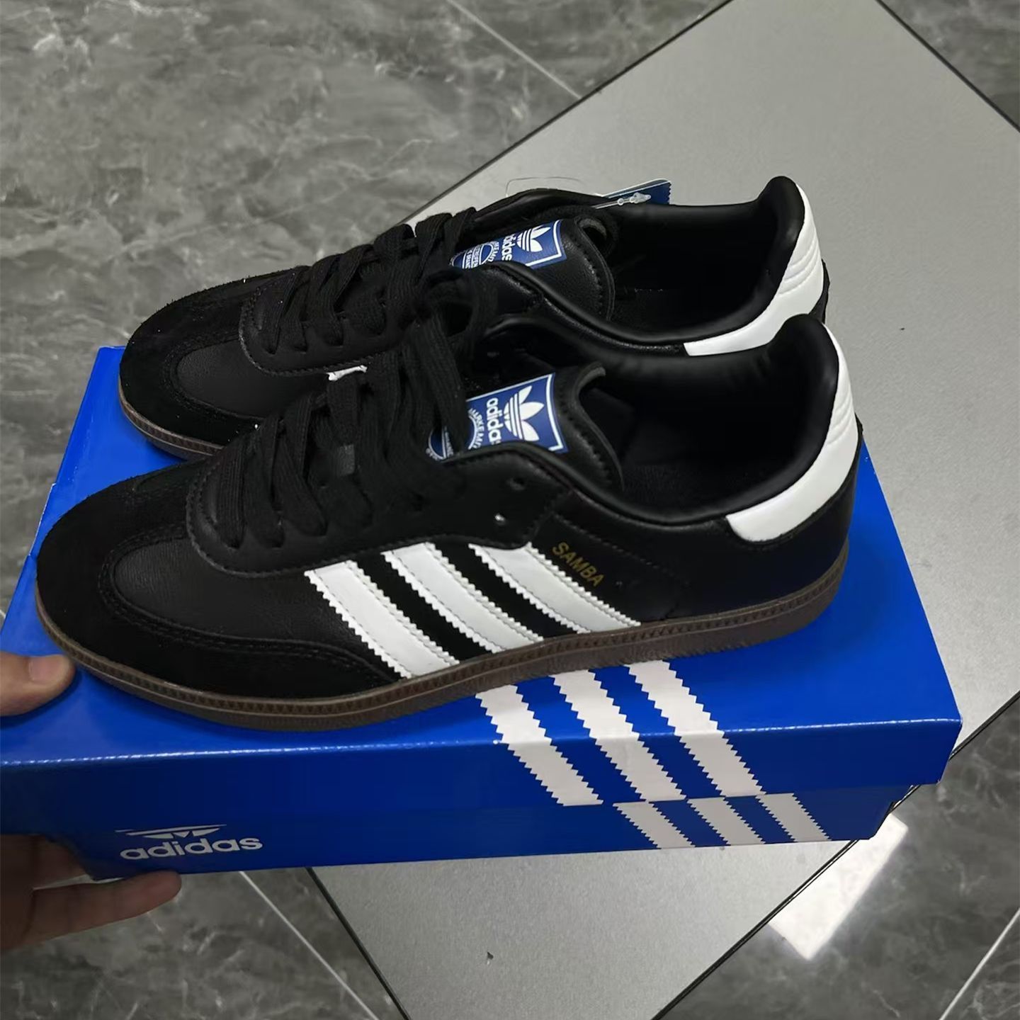 adidasアディダス サンバ Samba OG ブラック White Gum Adidas Originals Samba black