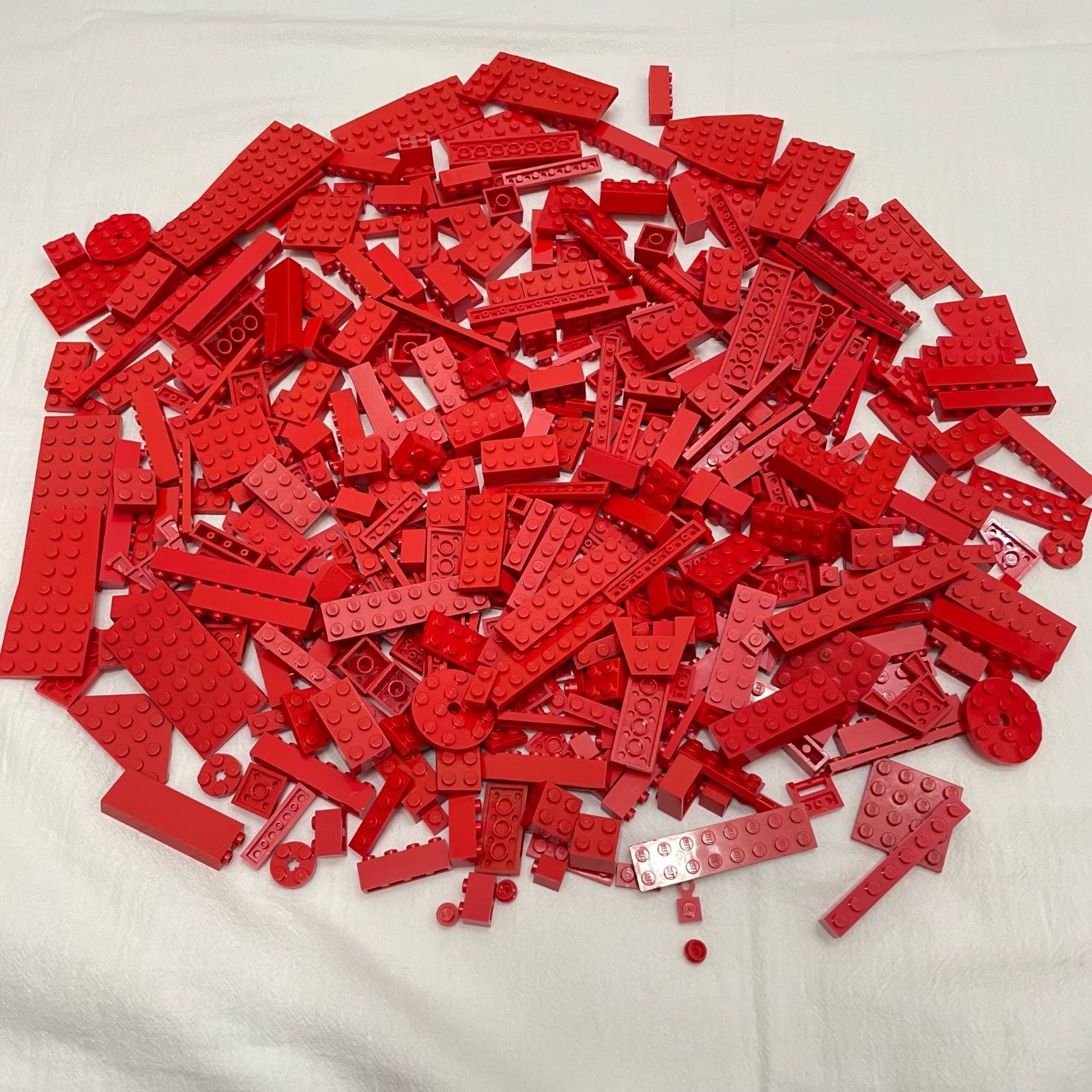 LEGO レゴ 赤 レッド系 中古 パーツ ブロック プレート 大量