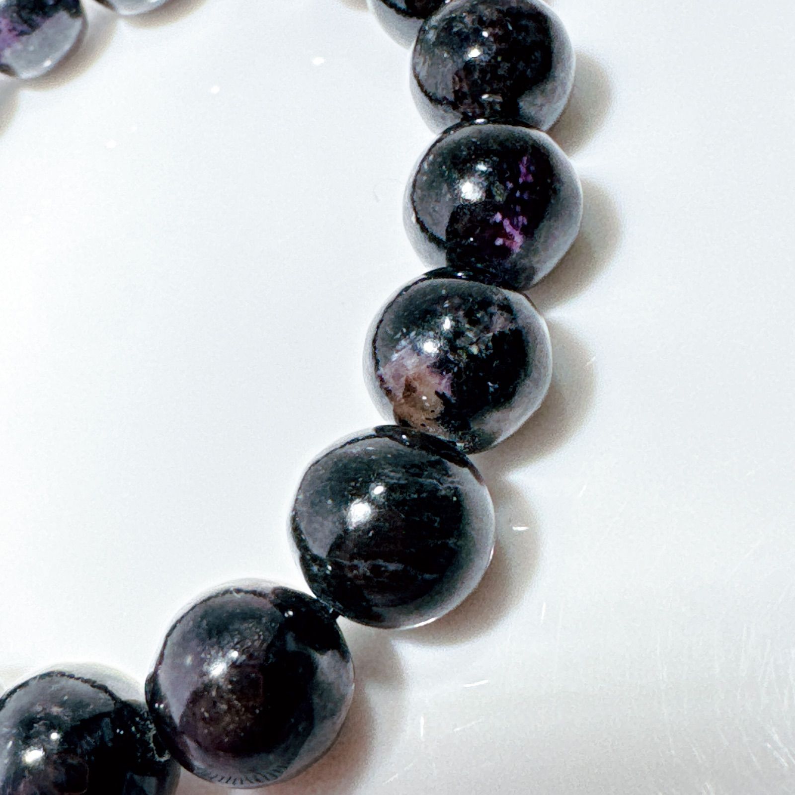 ブラックスギライトブレスレットNO25-2382