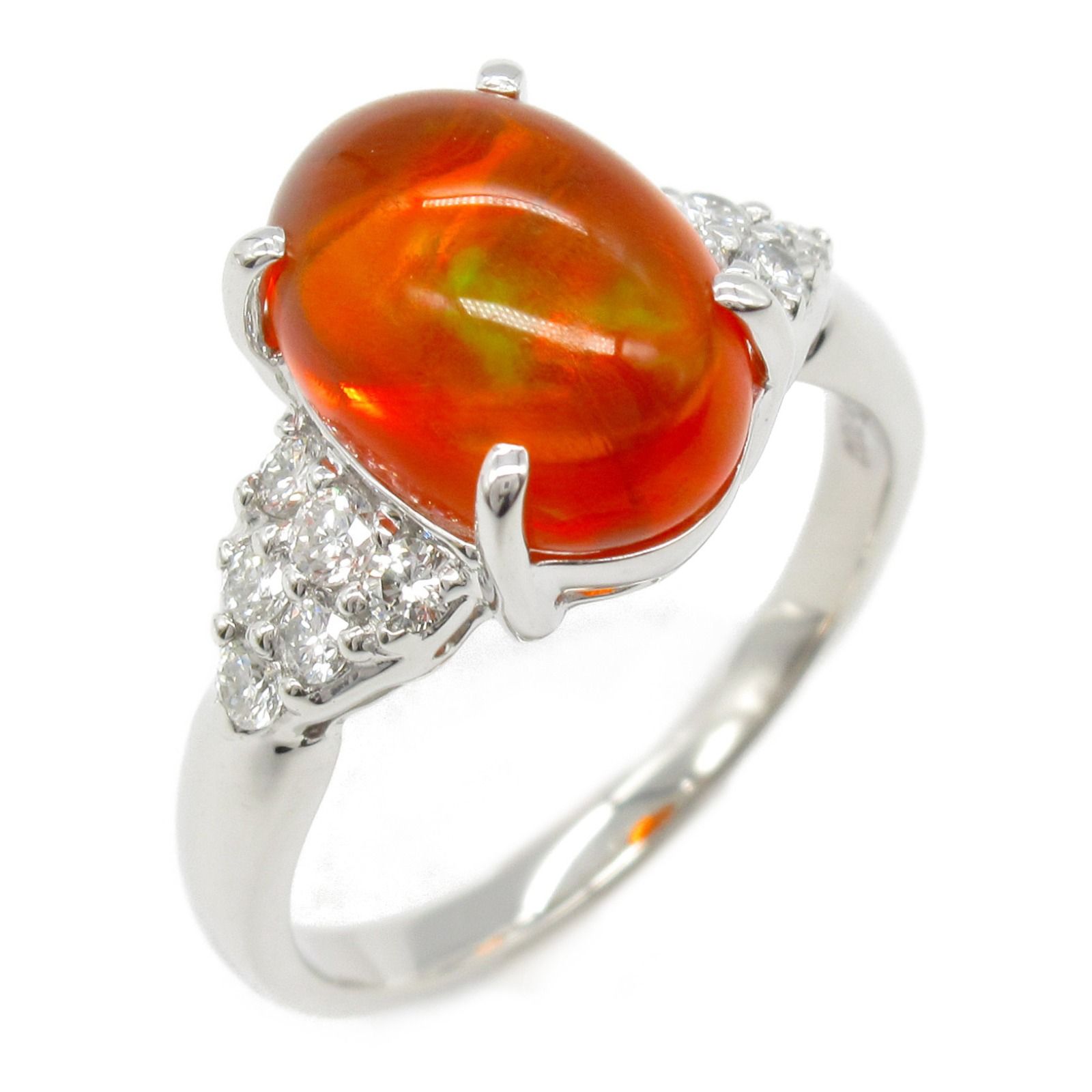 ノンブランド リング 指輪 ファイアオパール ダイヤリング ジュエリー JEWELRY リング・指輪 ファイアオパール