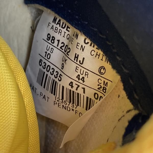 中古】NIKE 98年製 DUNK HIGH LE 28cm MIDNIGHT NAVY 630335-471
