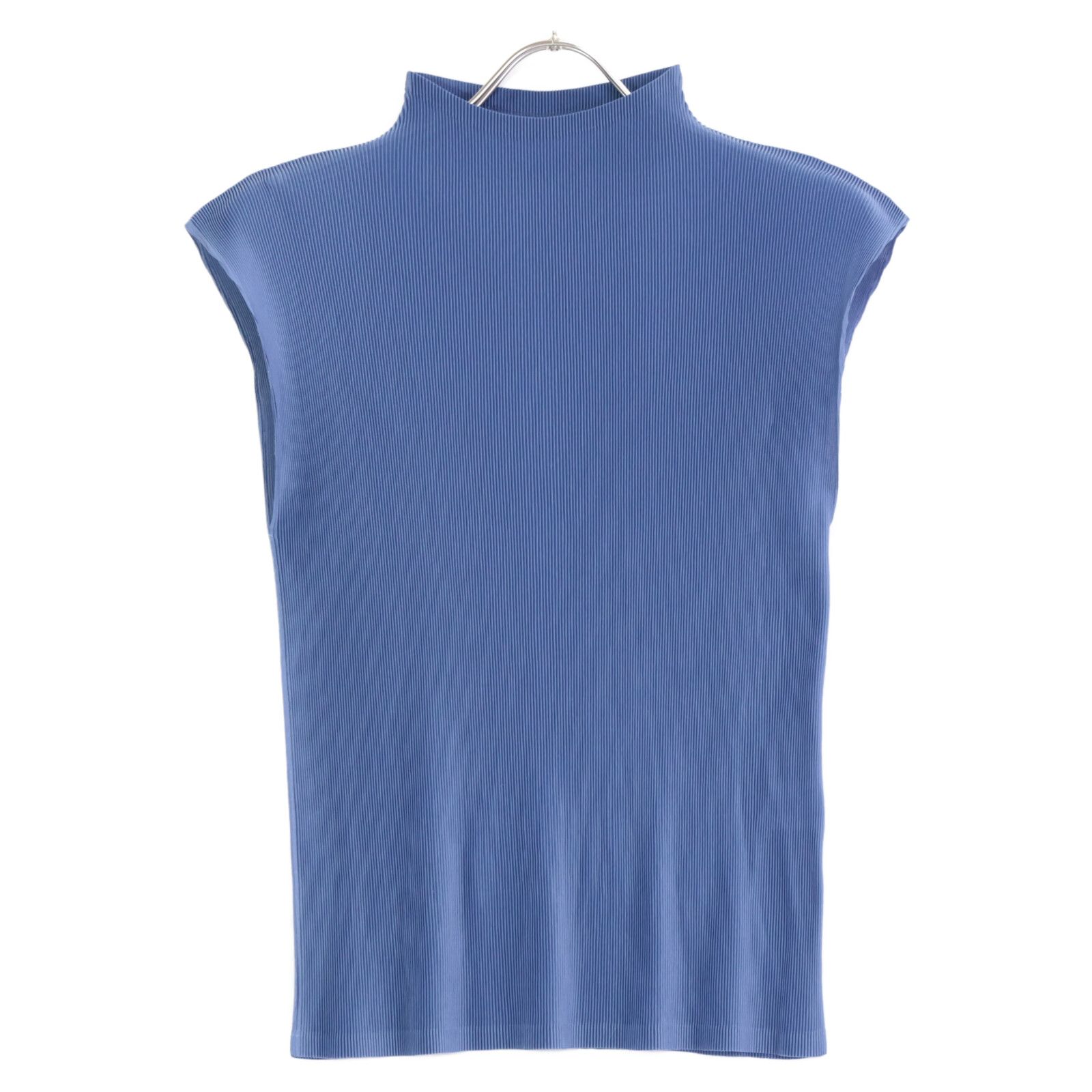 PLEATS PLEASE プリーツプリーズ 17SS PP71-FK293 ﾗｲﾄﾌﾞﾙｰ ﾌﾟﾘｰﾂ ﾓｯｸﾈｯｸ ﾄｯﾌﾟｽ 3