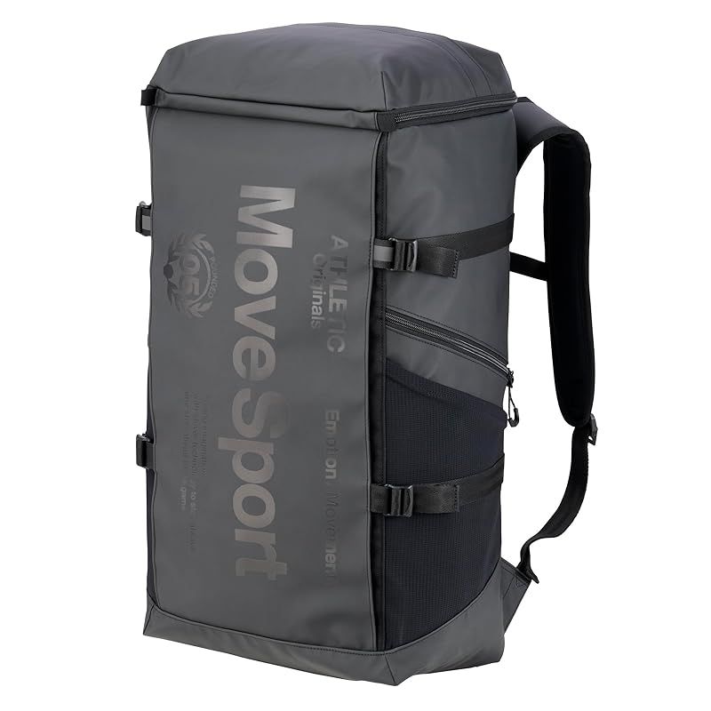 ムーブスポーツ デサント バックパック リュックサック 通学 部活 ビジネス 40L PCポケット 抗菌消臭 再起反射 BKGR(ST5SBPZ2UB) ムーブスポーツ] デサント バックパック リュックサック 通学 部活