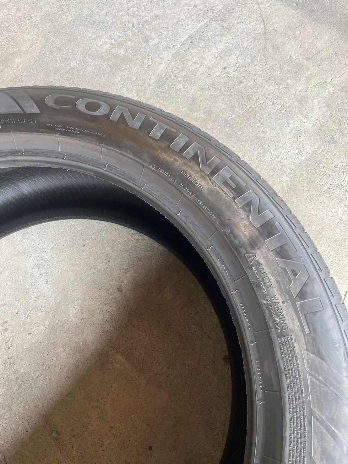 タイヤ5本セット CONTINENTAL CROSS CONTACT RX 275 45R22 ディフェンダー純正タイヤ