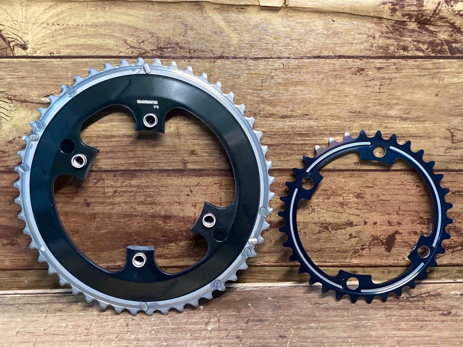 FC-9000系用 RIDEA 楕円チェーンリング 50-34 w2t固定ボルト FC-9000系