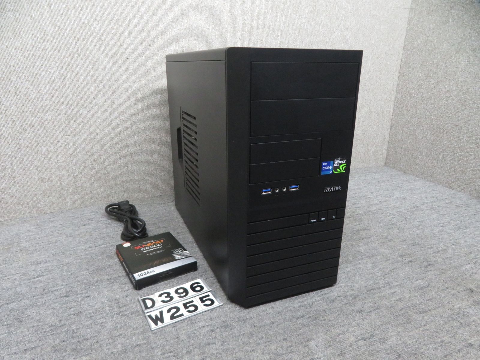 【ゲーミングPC】◆ 自作PC raytrek(ケース) ◆ Core i7-12700[20スレッド] /高速 1TB SSD+ 2TB HDD / メモリ32GB◆NVIDIA GeForce GTX 1650搭載 ◆ Windows 11 Pro /サービス microsoft Office 2021付 ◆ 到着後すぐに使える ACアダプター付き ゲーミングPC】◇ 自作PC raytrek(ケース) / i7-12700[20スレ