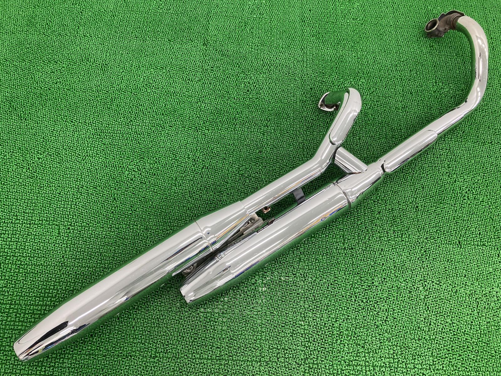 ドラッグスター400 マフラー 5KP ヤマハ 純正 中古 バイク 部品 VH01J XVS400 フルエキ ヒートガード DragStar400 車検 Genuine