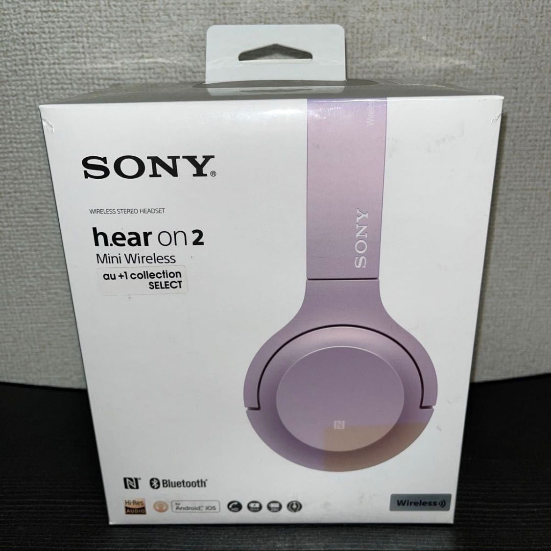 SONY ソニー h.ear on 2 Mini Wireless ワイヤレスステレオヘッドセット WH-H800 N ペールゴールド