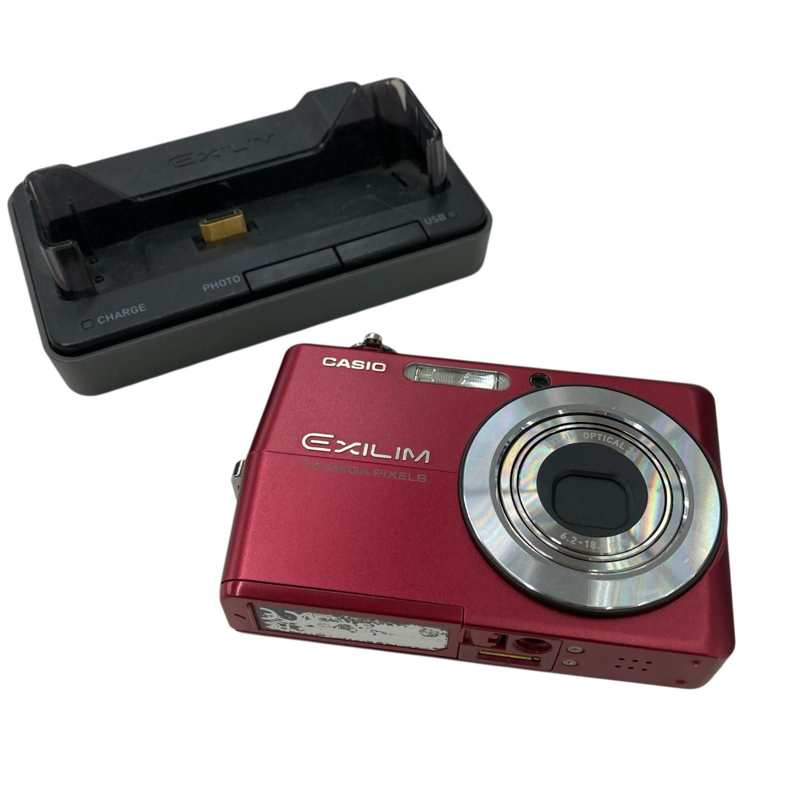 CASIO EXILIM EX-Z300 バッテリー 充電器 ピンク 動作品 186001 現状品 CASIO カシオ Exilim EX-Z700 デジカメ 充電器