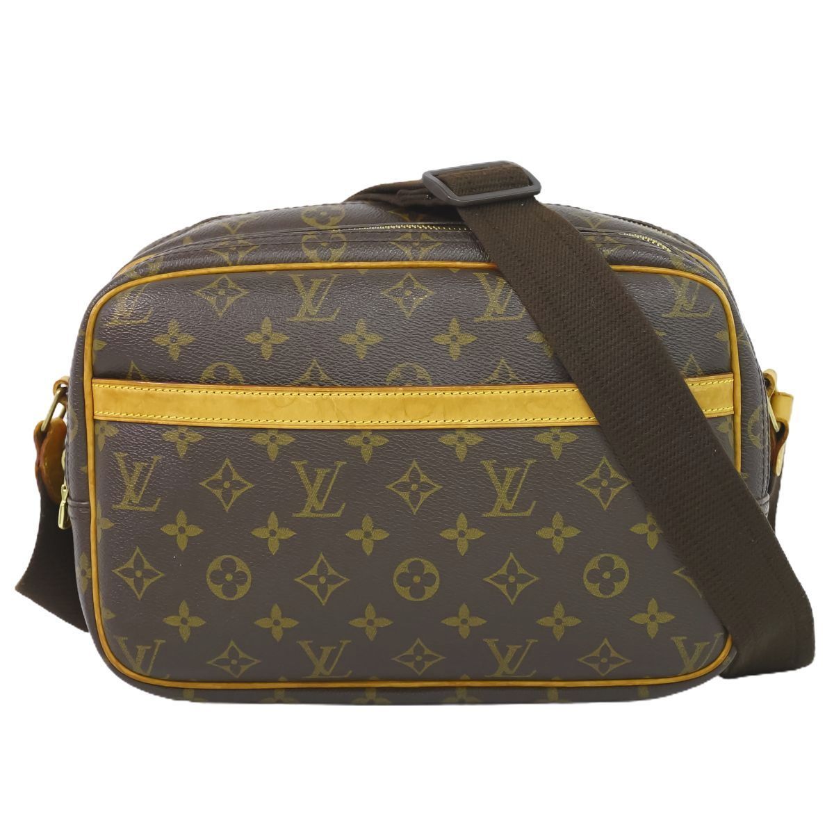 本物 ルイヴィトン LOUIS VUITTON LV リポーター PM モノグラム ショルダーバッグ ポシェット ブラウン M45254  Reporter ビトン ユニセックス ジェンダーレス バッグ 中古 - メルカリ