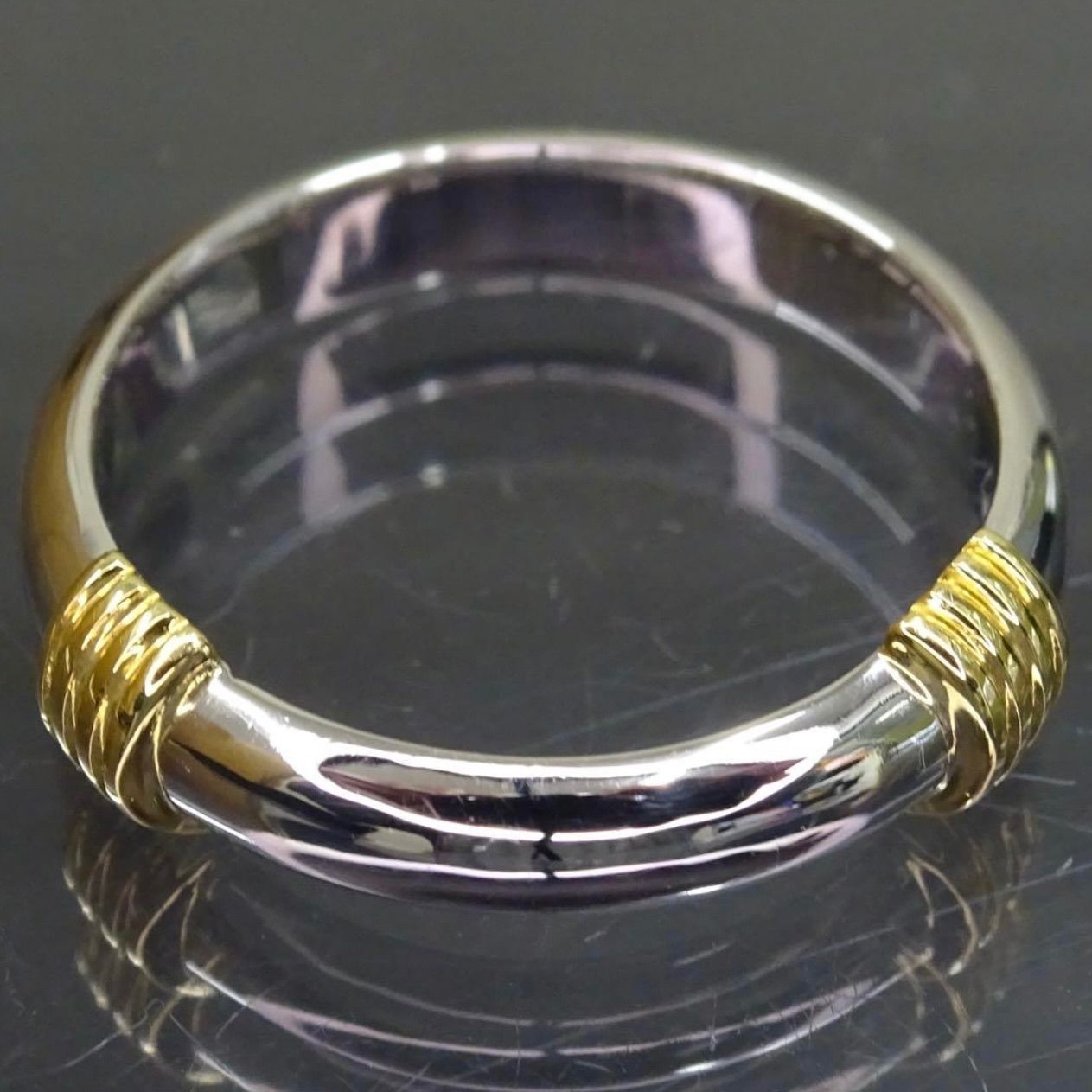 ChristianDior 750(18金K18)プラチナpt950リング7号半 ChristianDior 750(18金K18)プラチナpt950リング7号半