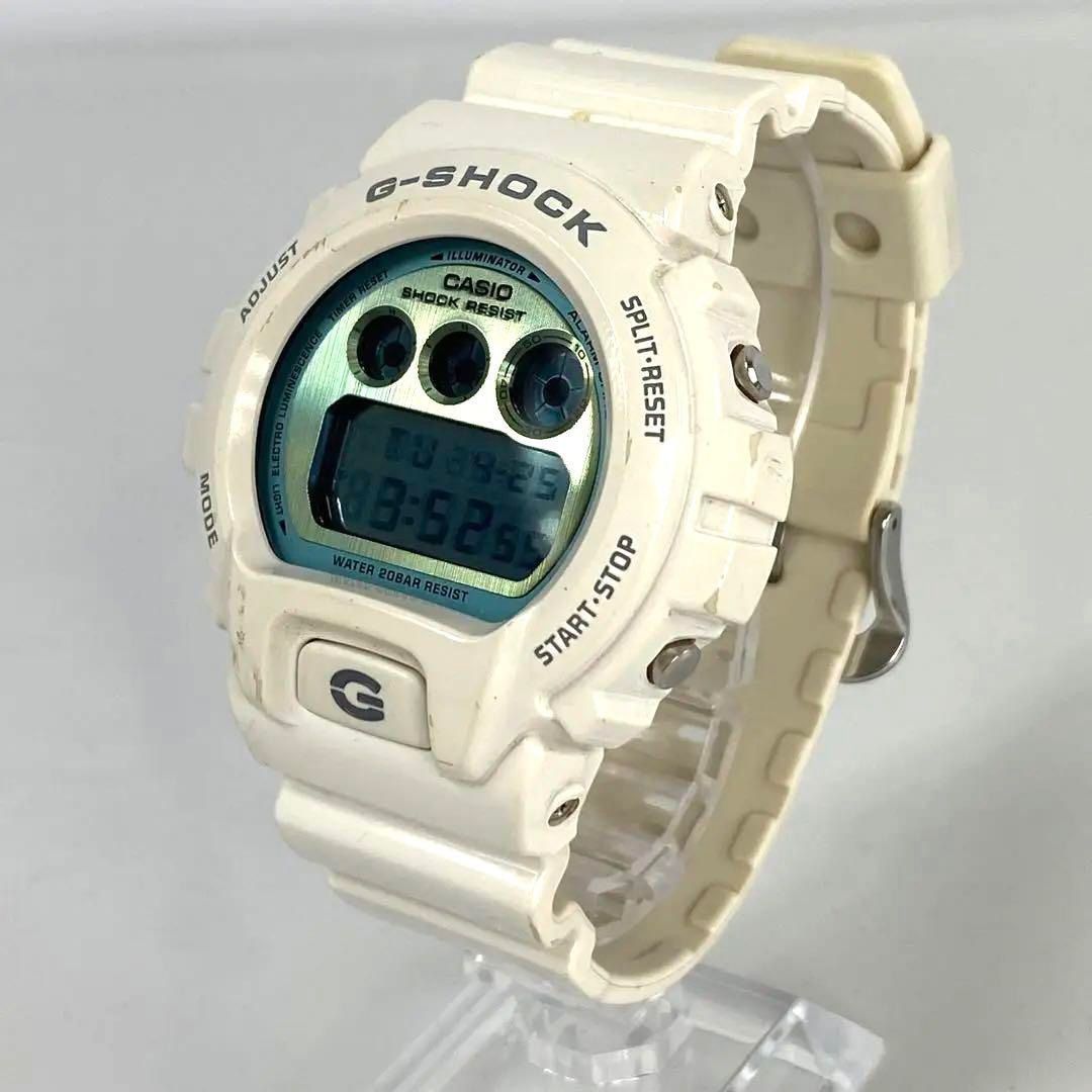 電池交換】カシオ Gショック デジタル クォーツ 白 ラバー