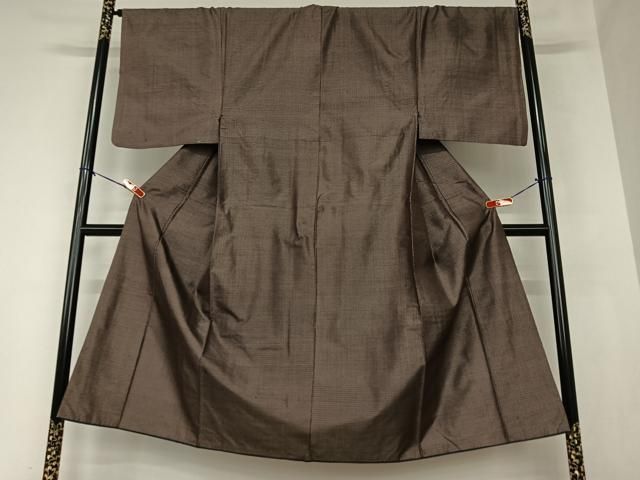 平和屋着物○男性 紬 アンサンブル 亀甲絣 正絹 逸品 AABD7414ck