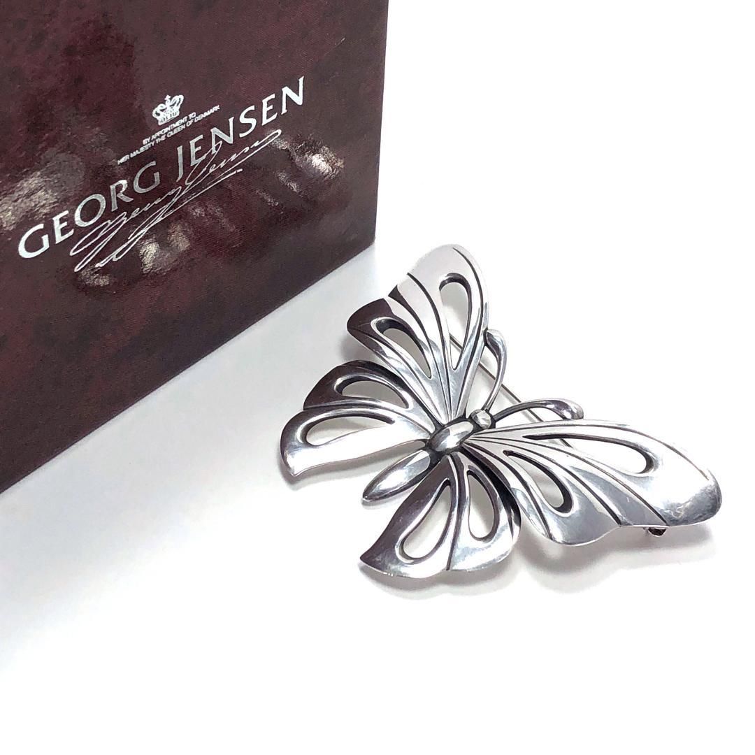 美品・箱付き】Georg Jensen ジョージジェンセン／バタフライ モチーフ