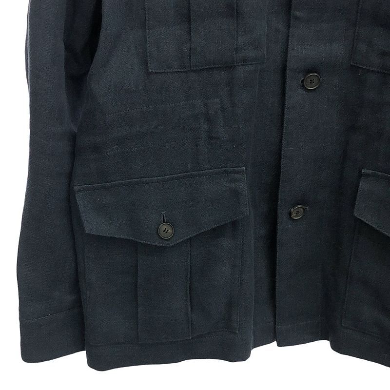 MACKINTOSH LONDON リネン　サファリジャケット　メンズ Mackintosh 美品 MACKINTOSH LONDON マッキントッシュロンドン