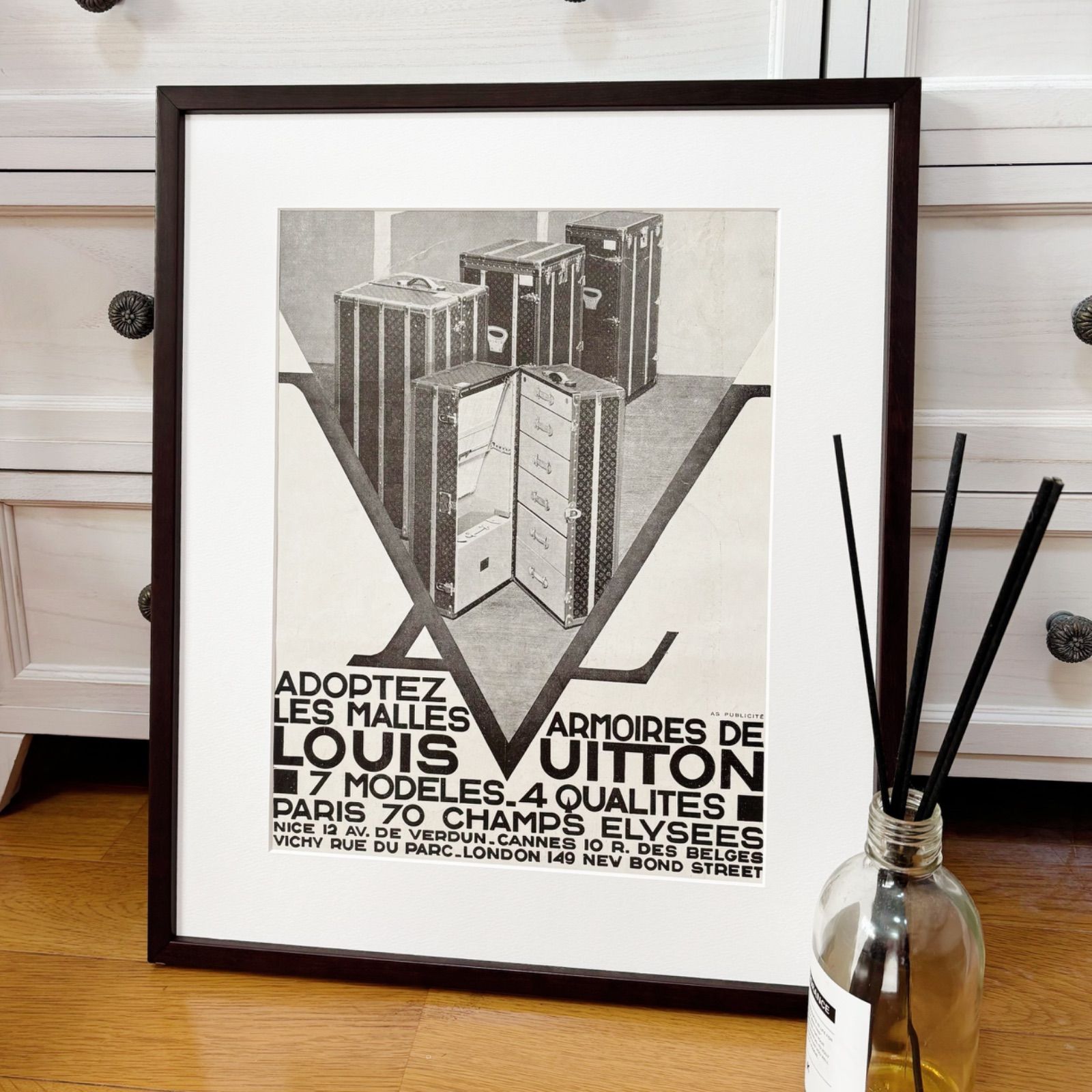 1930 広告＞Louis Vuitton ルイヴィトン ポスター ヴィンテージ アート