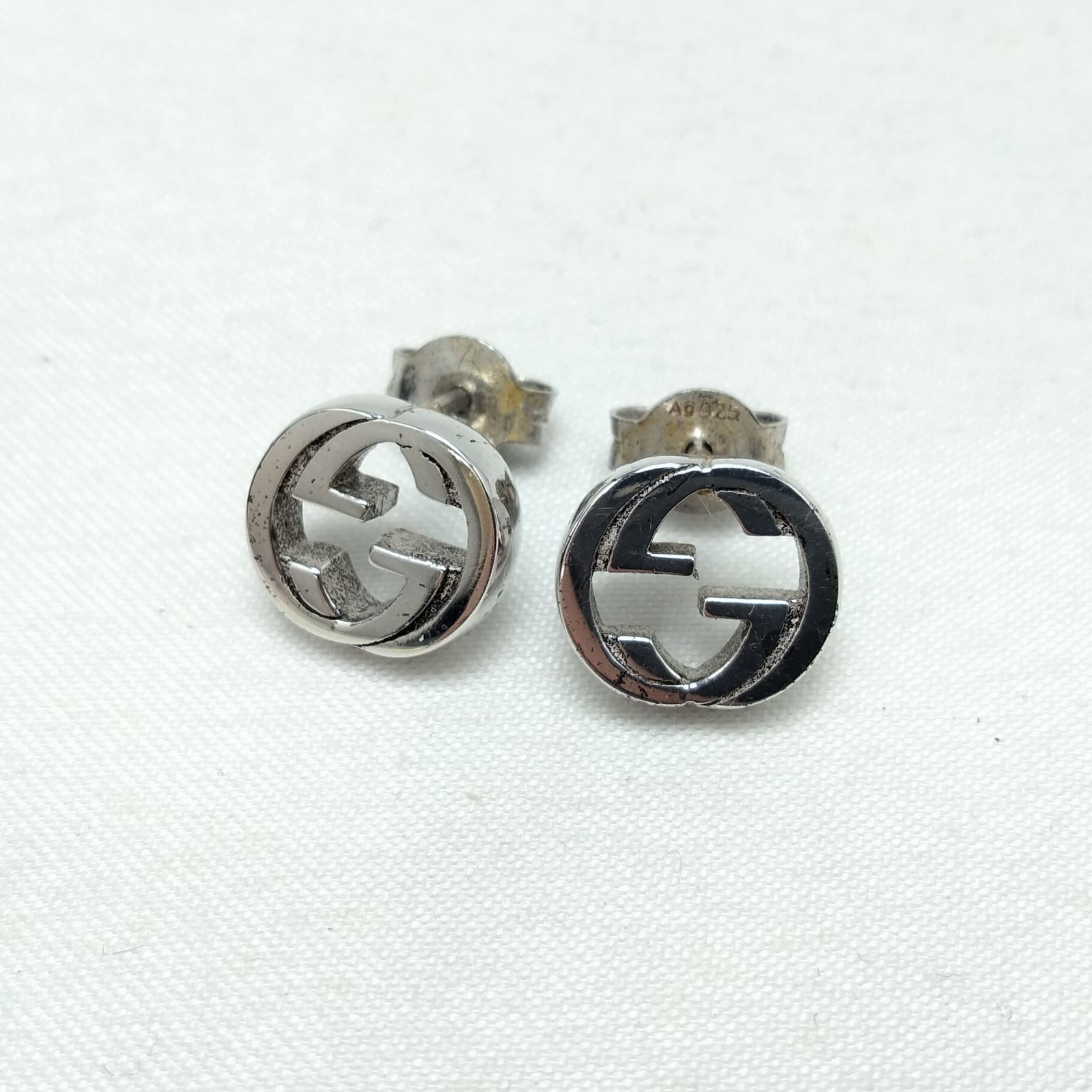 ✨️GUCCI✨️グッチ インターロッキングG ピアス シルバー925