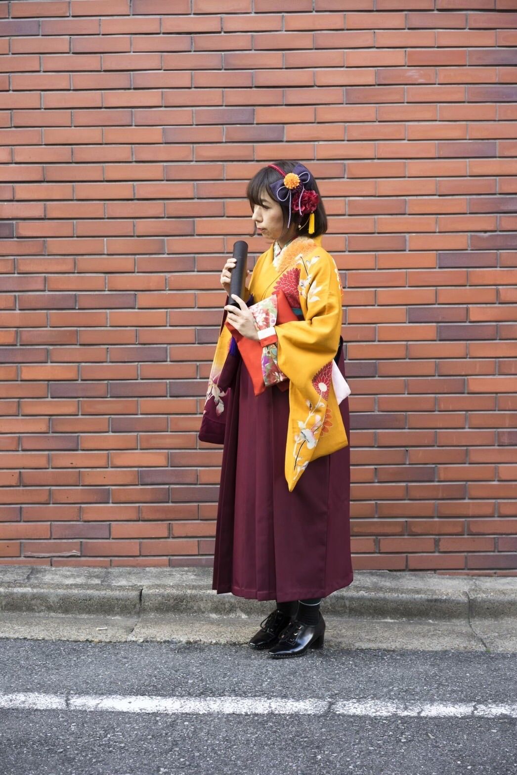 卒業式　袴　髪飾り　カチューシャ　紫　リボン　はいからさんの夢見るカチューシャ 楽天市場】袴 髪飾り リボン はいからさんリボン ちりめん 花紐