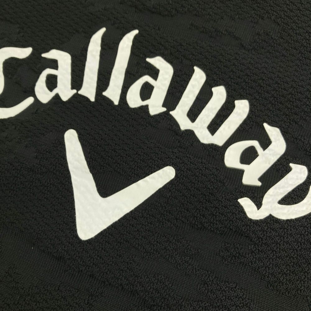 サイズ：LL CALLAWAY キャロウェイ  ニットセーター 迷彩柄 カモフラ ブラック系 [240101480033] ゴルフウェア メンズ ストスト サイズ：LL CALLAWAY キャロウェイ ニットセーター 迷彩柄