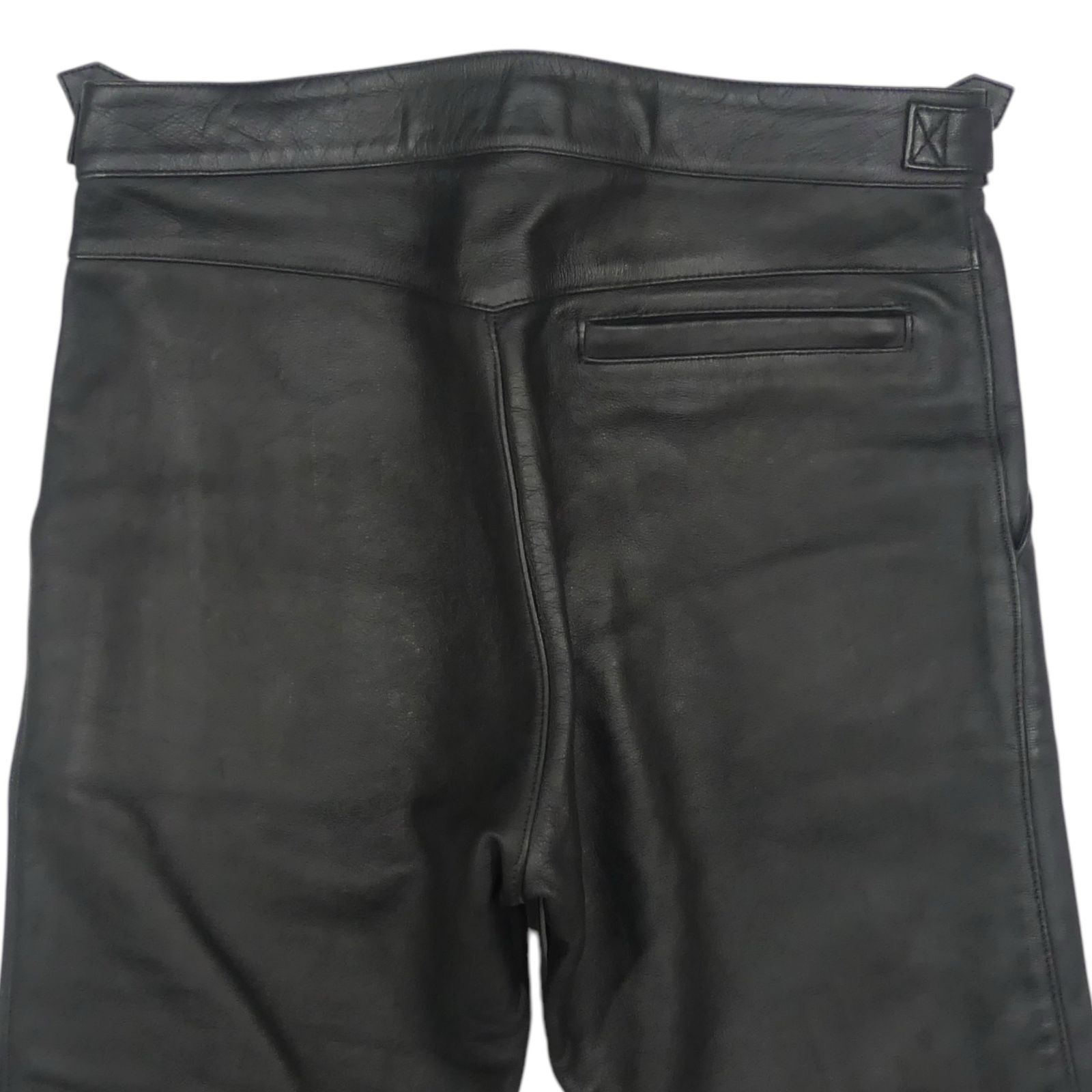 NANKAI 南海部品 ナンカイ レザーパンツ XL 本革 メンズ 黒 革パンツ